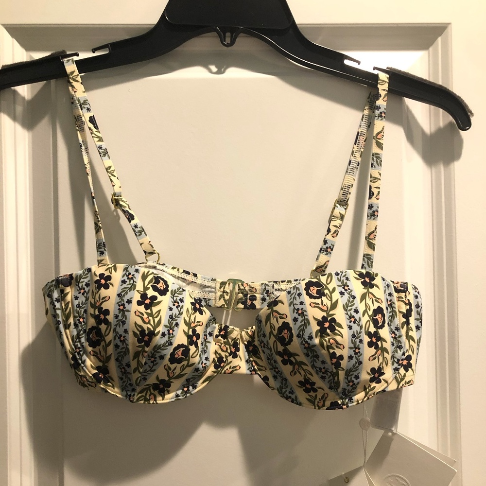 Tory Burch Climbing Vines Bikini Top